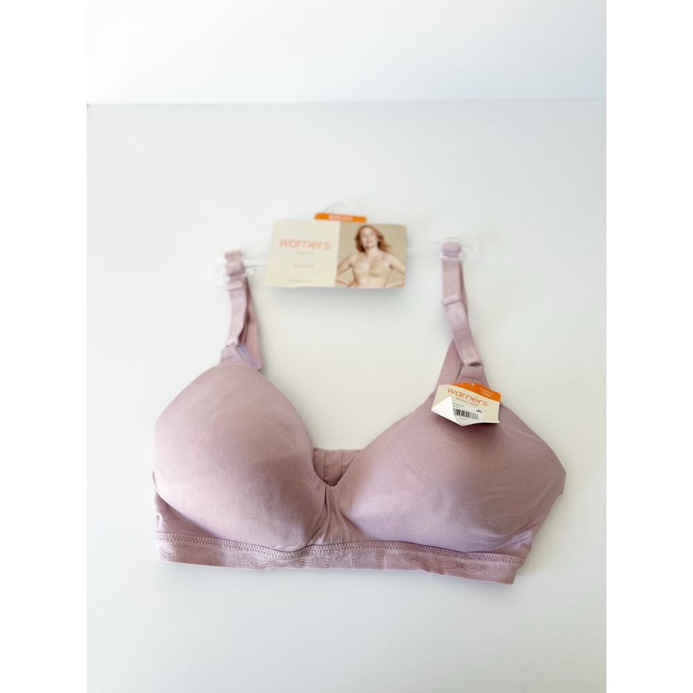 NWT Warners Cloud 9 Wireless Super Soft Comfort Bra Pink 36C
